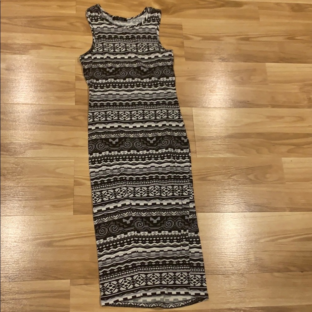 Aztec Bodycon Tank Dress S